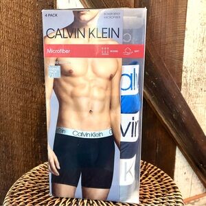 Calvin Klein Boxer Briefs XL 4 Pack **1 Missing** Microfiber